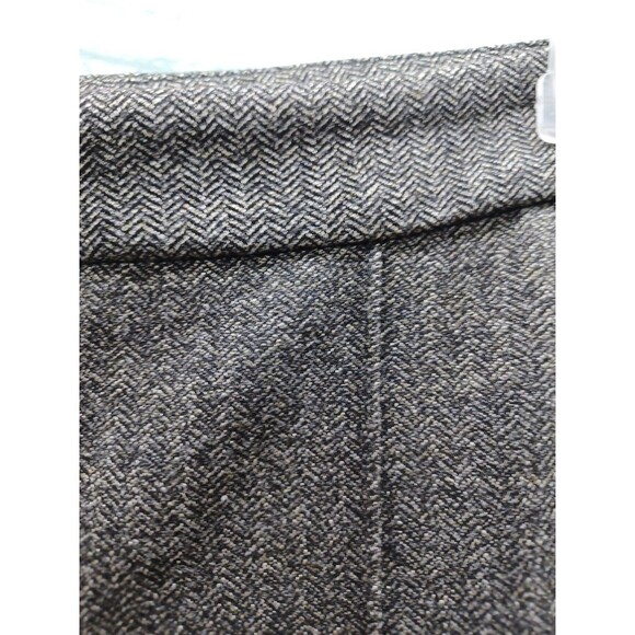 Cartonnier Anthropologie Gray Pants Sz 6 Chevron Pattern Slacks NWT $128 - Picture 2 of 7